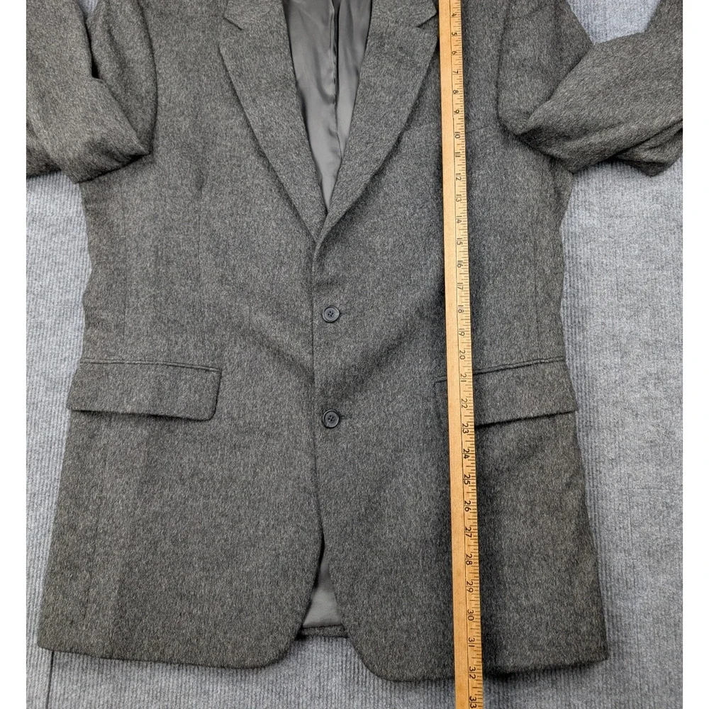 Jos A Bank Blazer Mens 43L Gray Camel Quiet Luxury Timeless Career Sport Coat